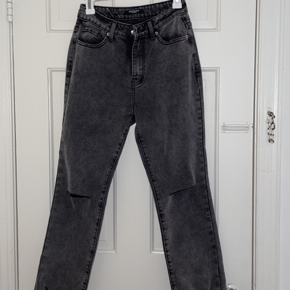 NWT High Rise Straight Black Jeans Forever 21 - Picture 4 of 8